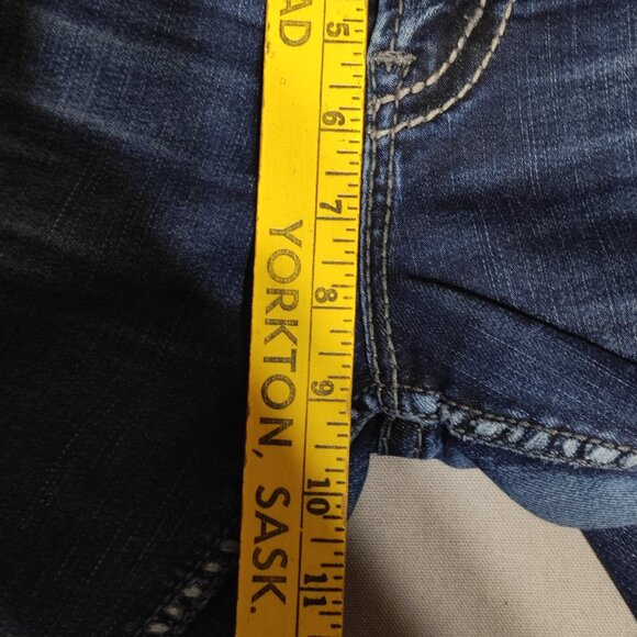 Silver Jeans Suki women's size W31/L33 indigo blue colour Mid Skinny Denimotion - Picture 14 of 15